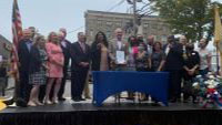 Members of Compassionate NJ, comprised of housing advocates and community leaders, joined NJ Governor Phil Murphy and other elected officials to witness the enactment of historic pandemic eviction protection measures.